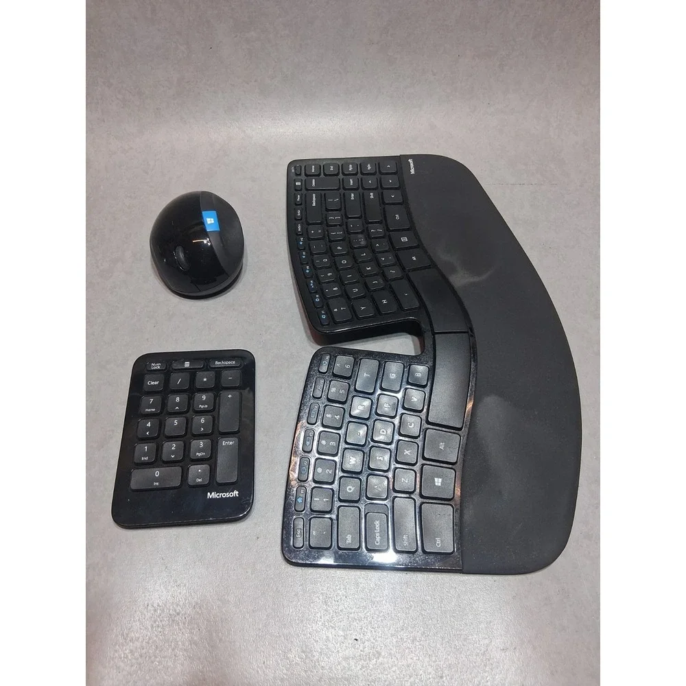 Microsoft Sculpt Ergonomic Mouse, Keyboard & Number Key (No Dongle)